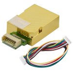 MH-Z19C CO2 Sensor Module Indoor Air Quality CO2 Detection 400-5000ppm Air Quality Monitoring High Sensitivity Low Power Consumption (with Contact Cab